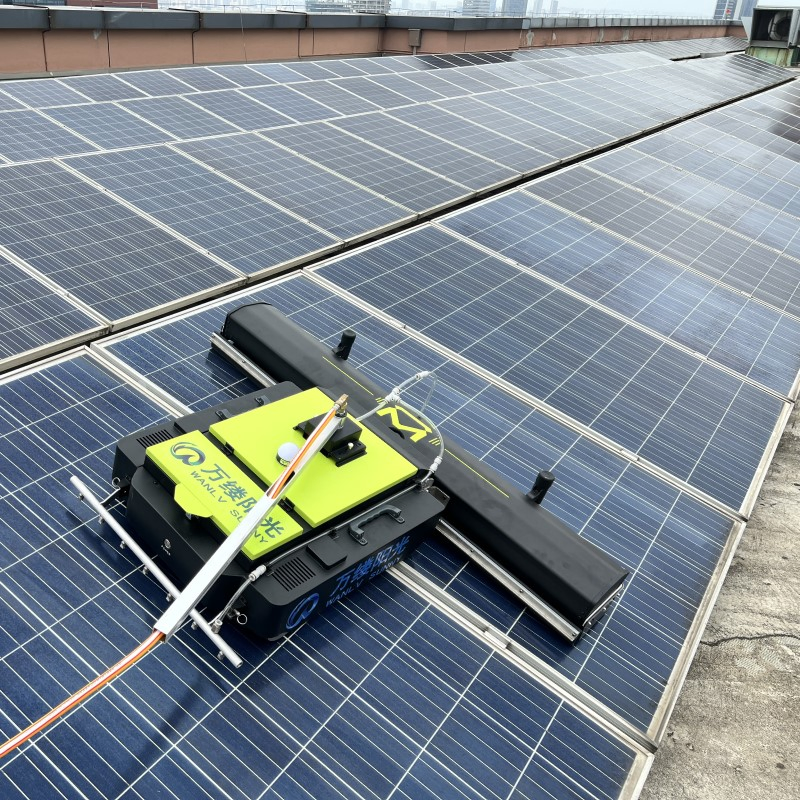 High-Efficiency Remote Control Solar Cleaning System, 1.2MW Output