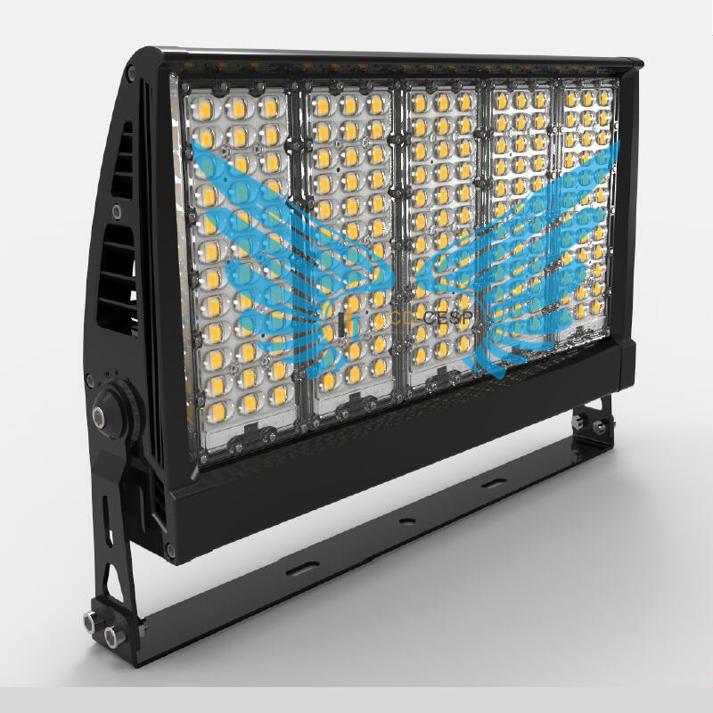 High Lumen 120000lm Harbor High-Power LED Floodlight 200W-1500W 90-305VAC 90° 0-10V Dimmable Heavy-Duty Industrial Spotlight for Port and Outdoor Lighting