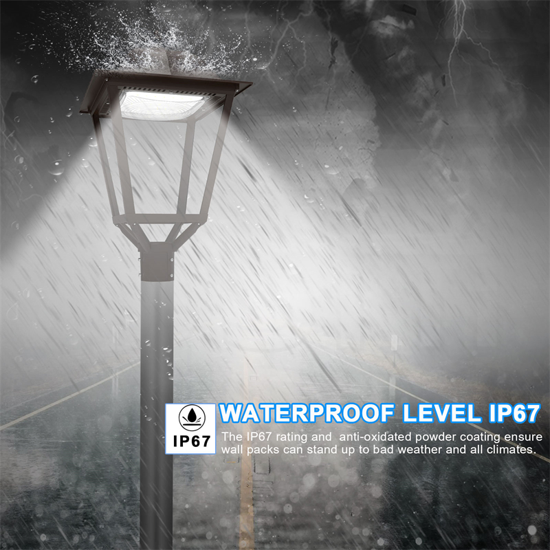 IP67 Adjustable Power and CCT LED Post Top Light for Outdoor Areas