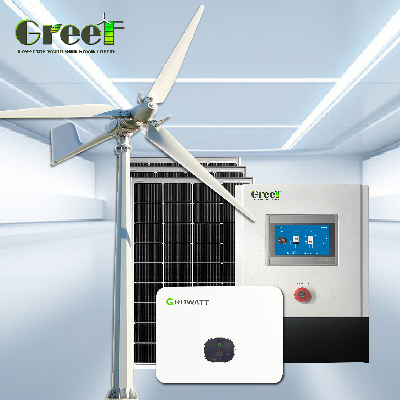 15kw Wind and Solar Hybrid System with Powerful Remote Control Controller for Home