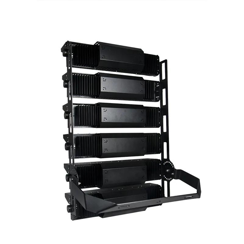 LED Flood Lighting Meanwell Driver Black Facade Football 1500W Modular LED High Mast Light Stadium 1500 Watt LED Flood Light
