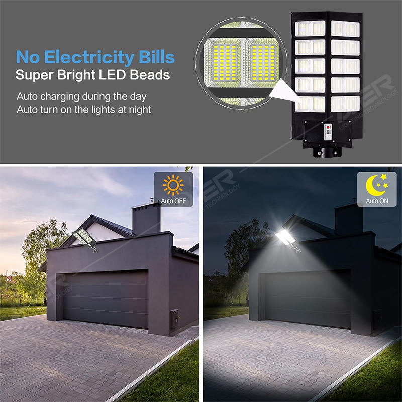 Waterproof IP66 Motion Sensor Solar Outdoor Lighting Solution
