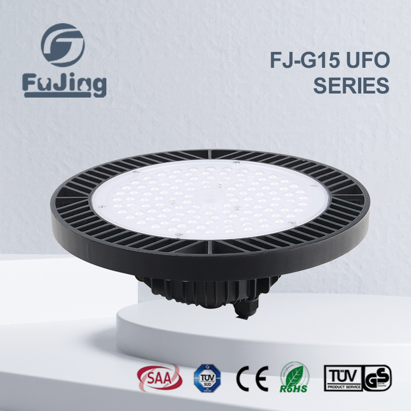 0-10V Dimmable Interior Industrial LED Lighting for Warehouse Workshop 150W UFO High Bay