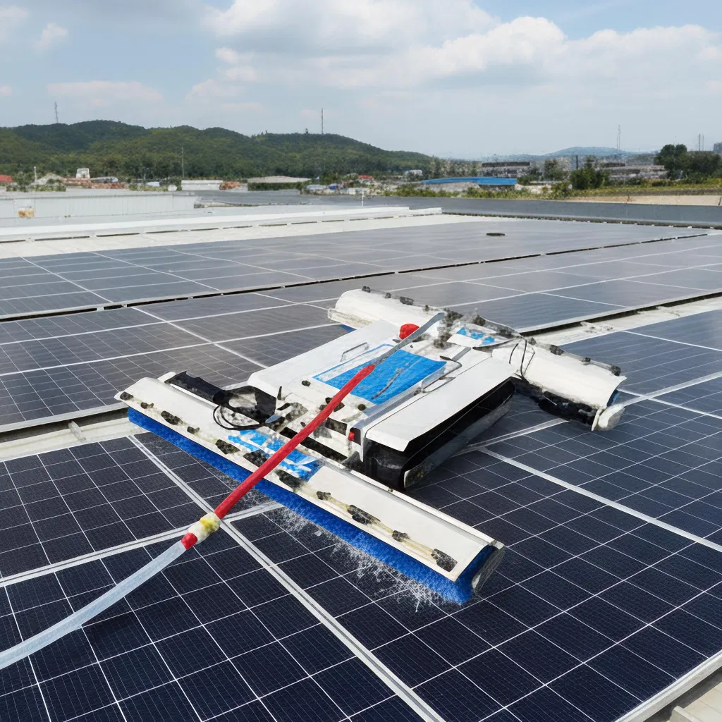 Innovative Solar Panel Cleaning System From Shaanxi China for Efficiency