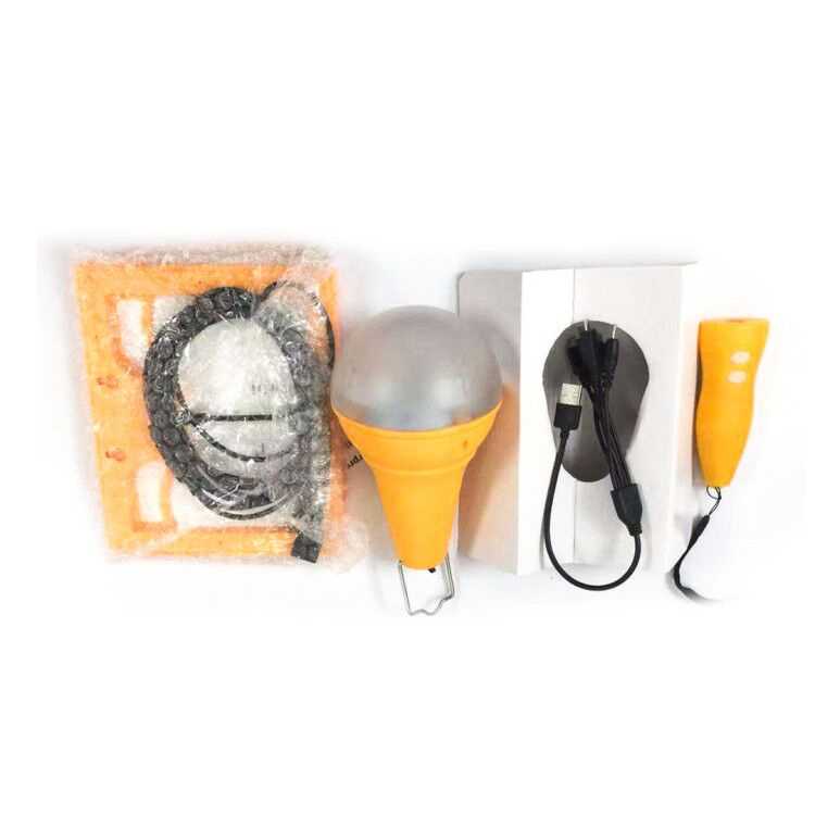 Portable One Remote Control LED 3 Brightness Lights Solar Energy System