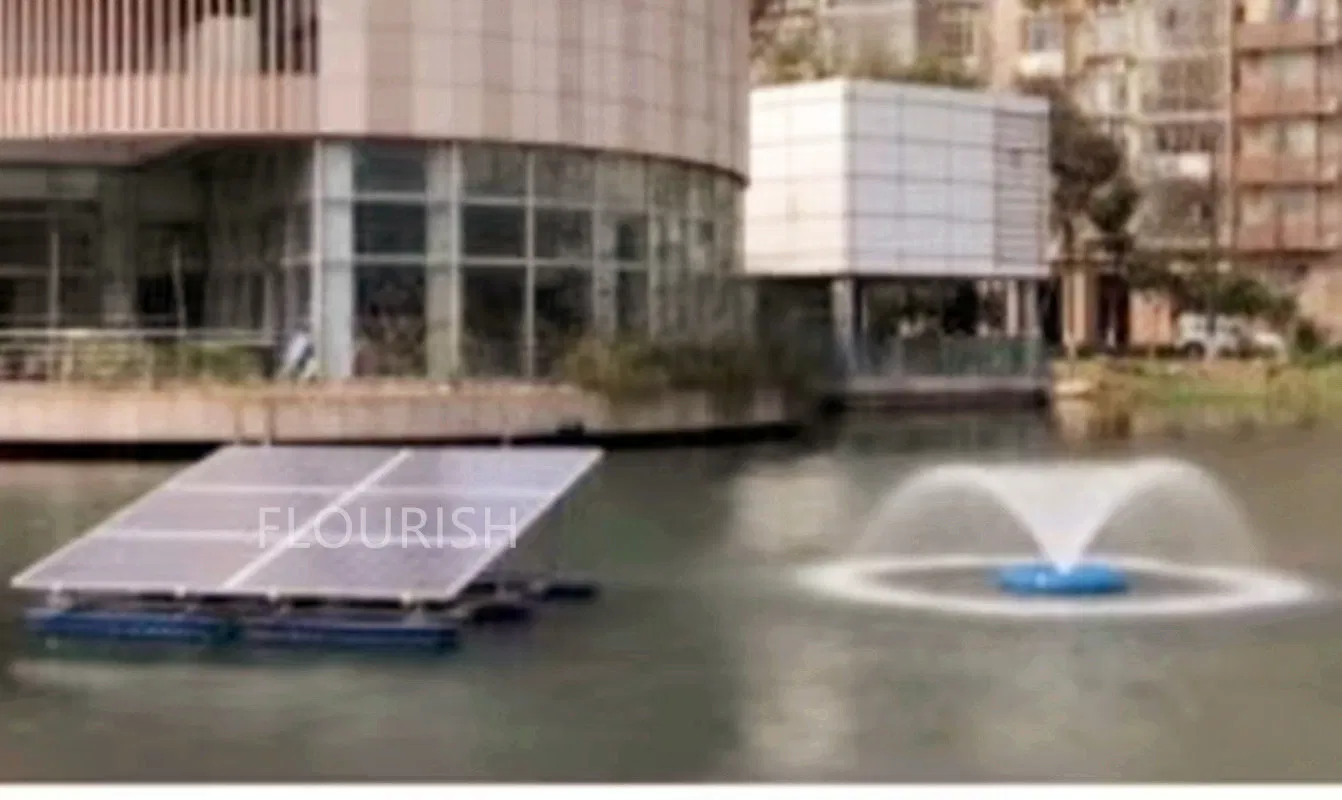 Solar Remote Control Aeration System for Waste Water Treatment