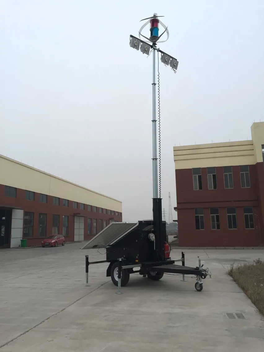 3 in 1 Hybrid Mobile Solar Trailer