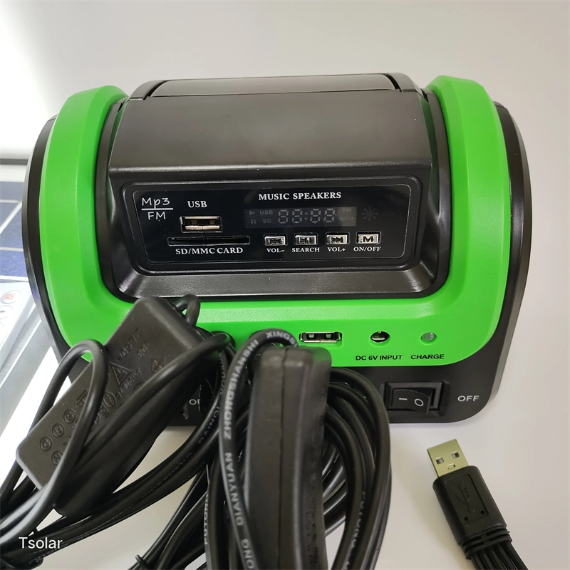 Professional with USB Charge Remote Control Canufacturer 3W DC Solar Home Light System