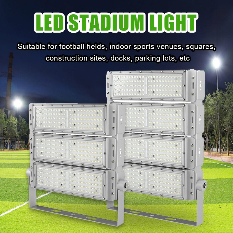 High Lumens Sport Football Field Lighting IP65 Waterproof Outdoor 300W 400W 500W 600W Stadium LED High Mast Flood Light