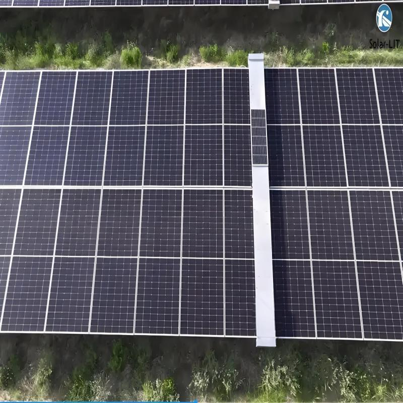 APP and Remote Control Solar Panel Cleaning System 1 Gw Photovoltaic Power Plant Cleaning