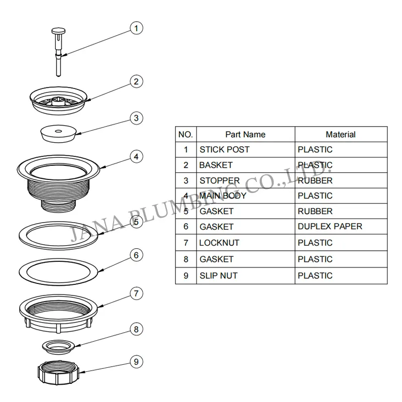 Wholesale Economy Plastic Strainer JN-1008-2 Manufacturer, Factories
