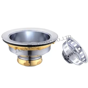 China Heavy Duty Brass Sink Strainer JN-1001-1