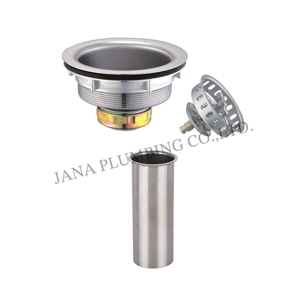 Wholesale Spin & Lock Sink Strainer with tailpiece JN-1003-T Supplier, Factories