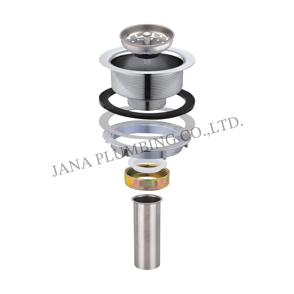 China Sink Strainer with tailpiece JN-1009-2-T Manufacturers, Supplier