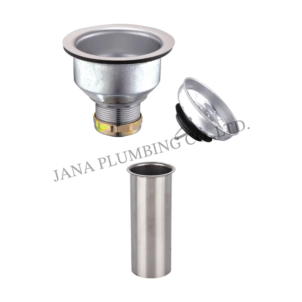 China Deep Cup Strainer Snap–in Basket with tailpiece JN-1004-T Manufacturer, Factories
