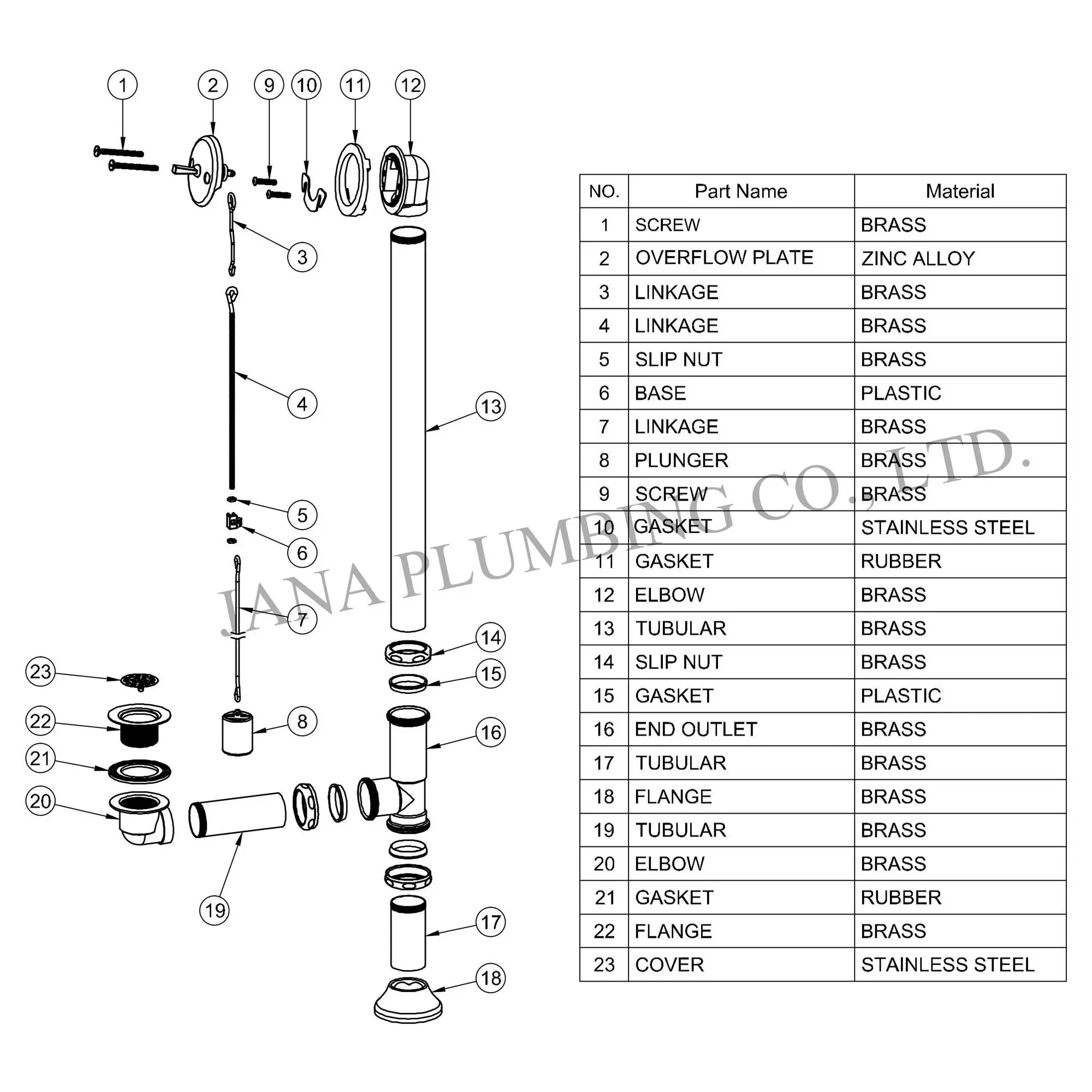 Wholesale Plastic Shower Drain JN-6306 Supplier, Factories