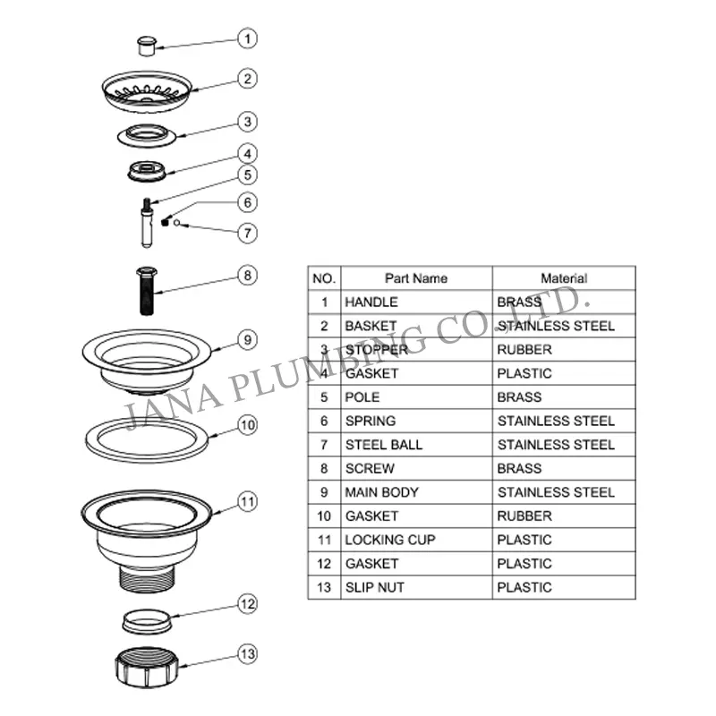 China Economy Strainer JN-1026 Suppliers, Factory