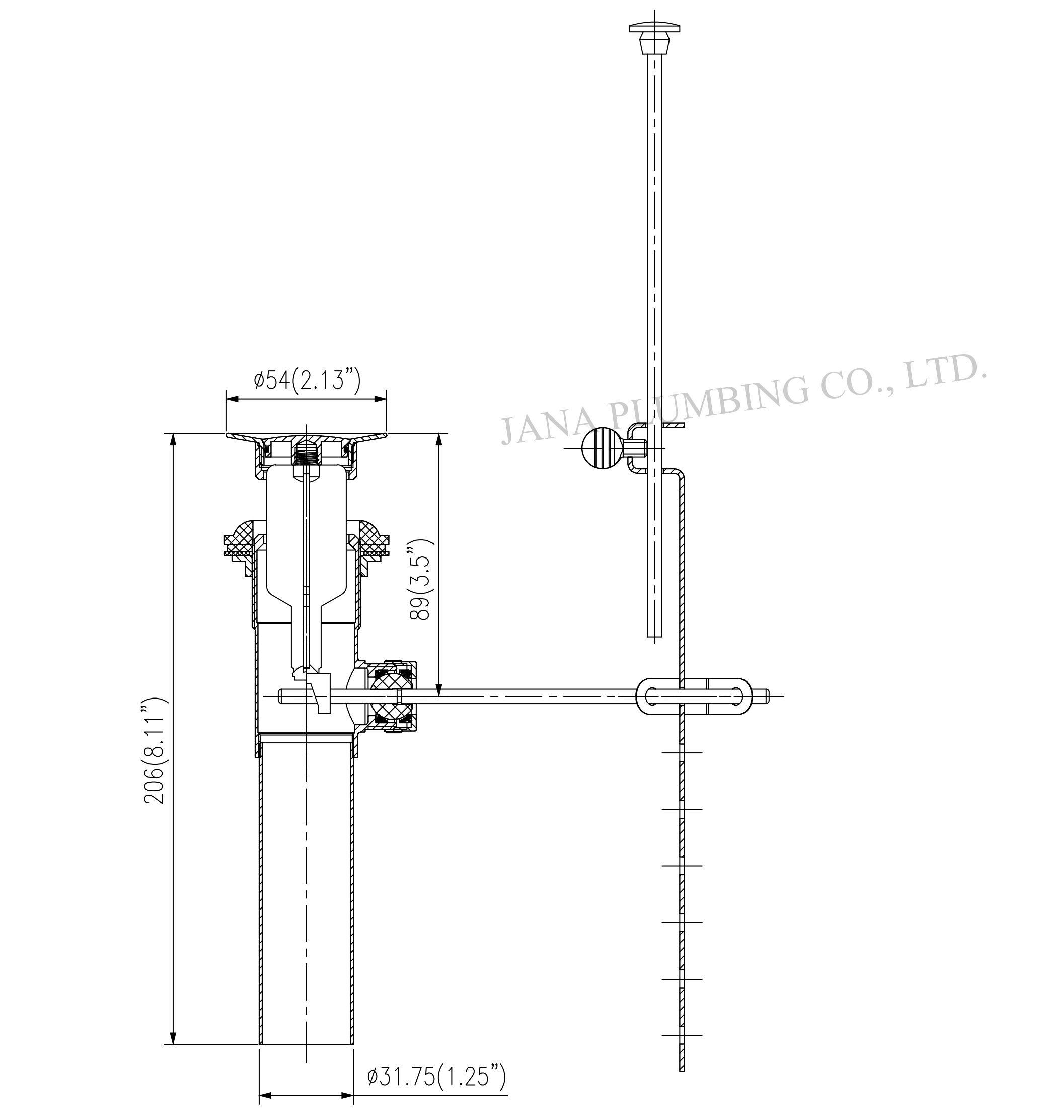 JN-5008 Pop-up Assembly