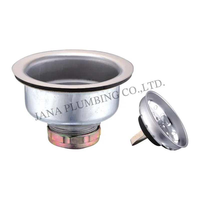 Wholesale Deep Cup Sink Strainer With Rolling Thread JN-1016 Manufacturers, Supplier