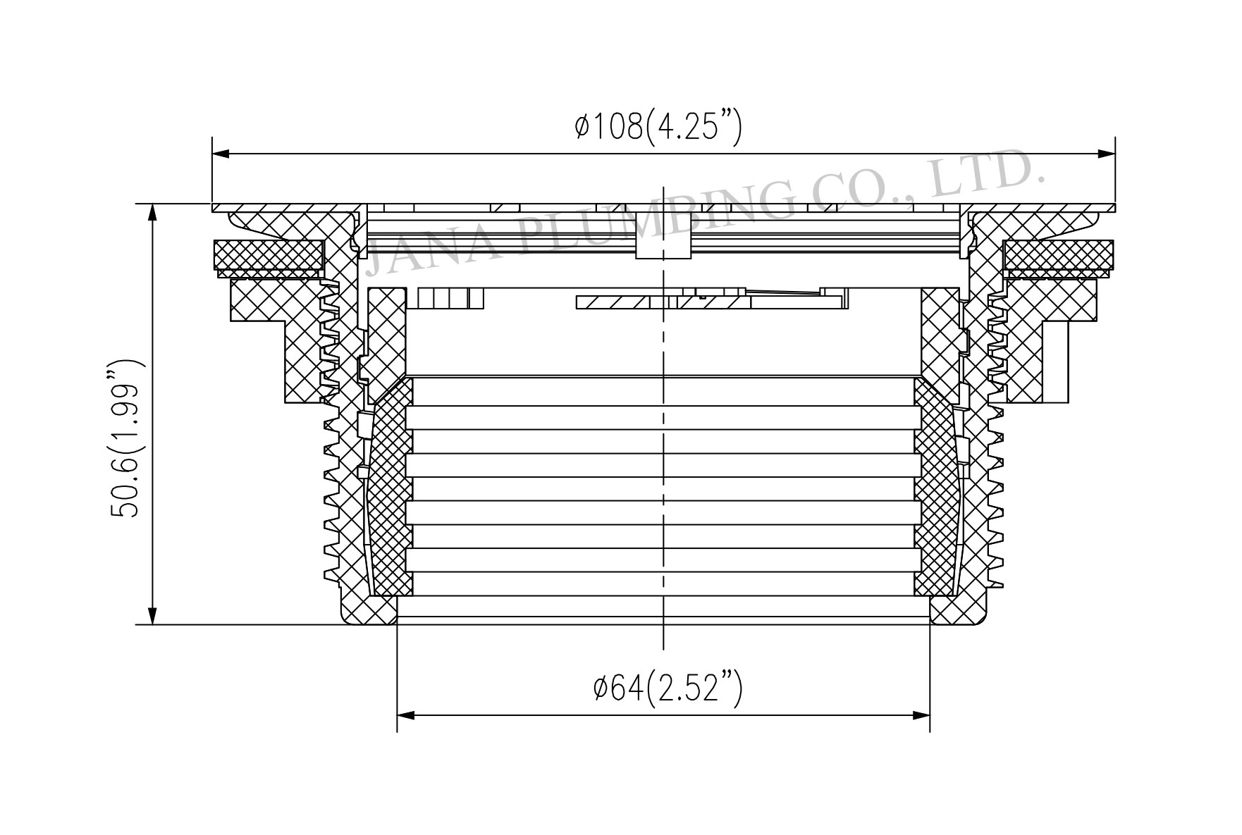 Plastic Shower Drain JN-6304