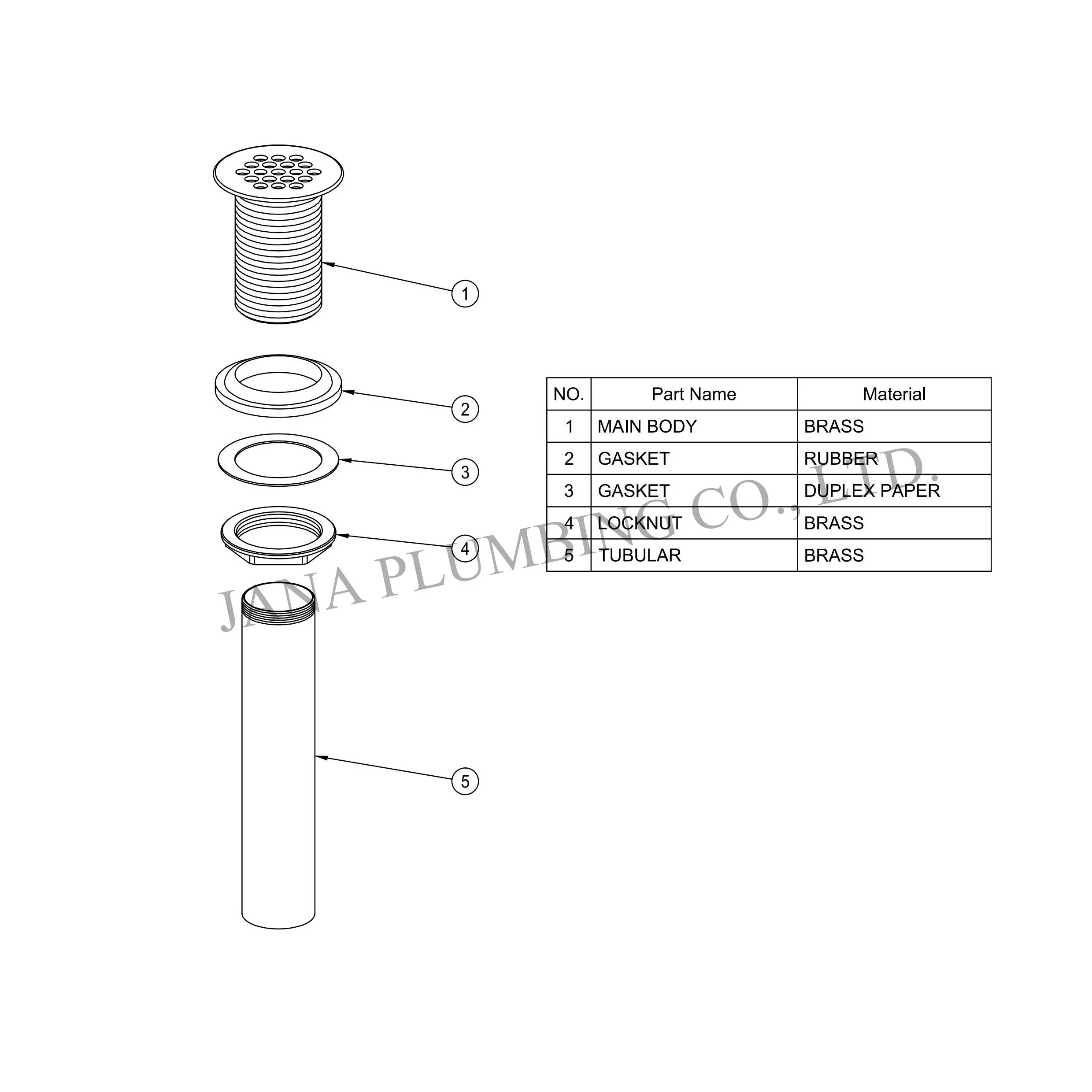 Wholesale Grid Strainer JN-5004-3-CP Manufacturers, Supplier
