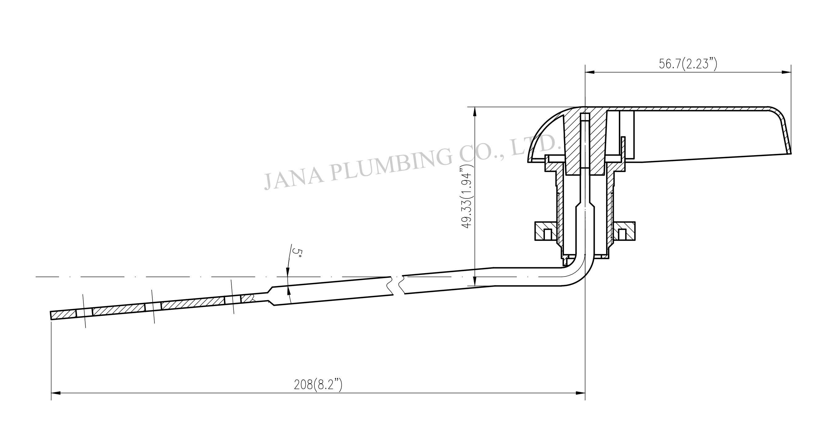 Arrow Tank Lever JN-2015
