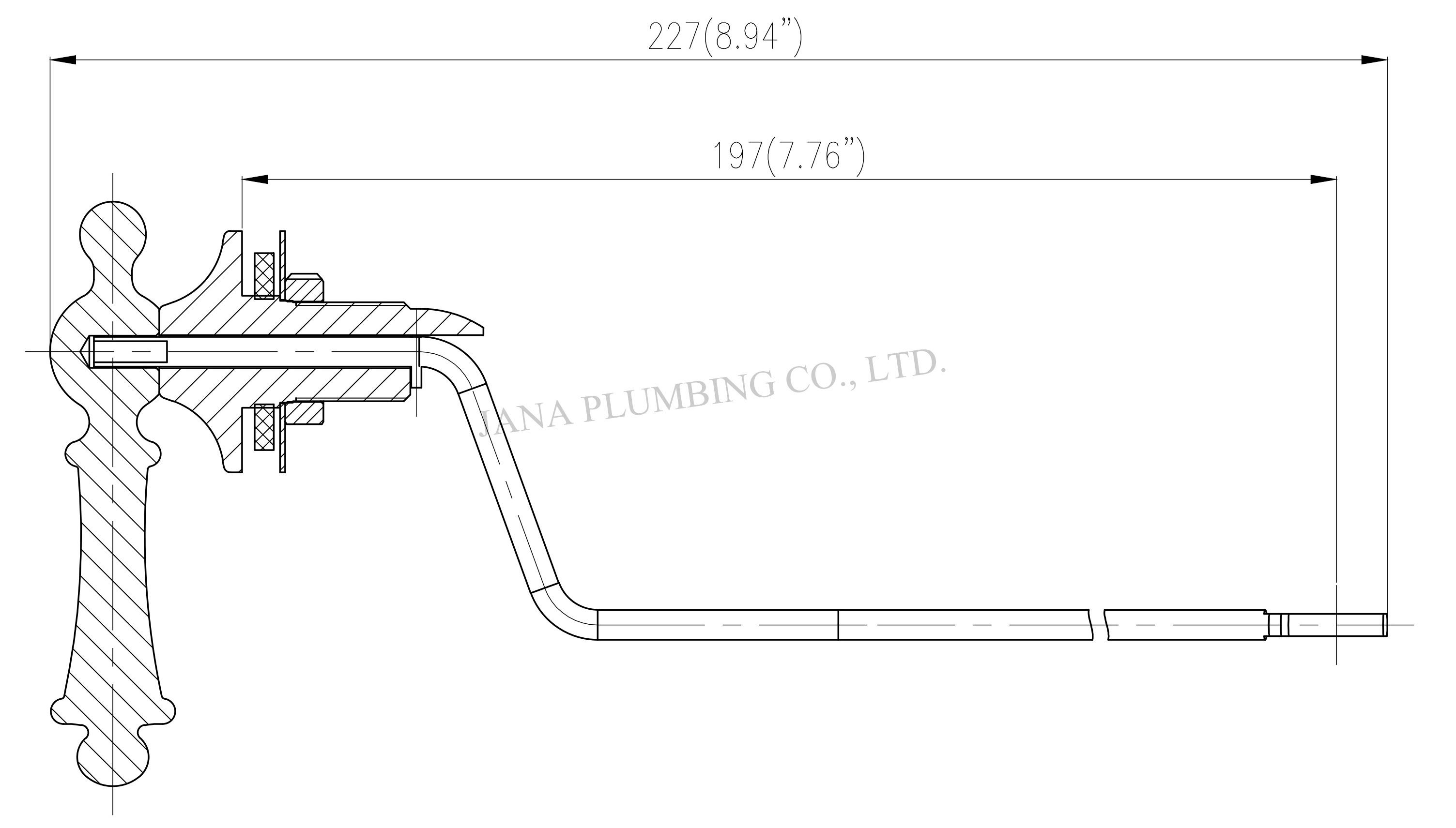JN-2004 Side Mount Tank Lever