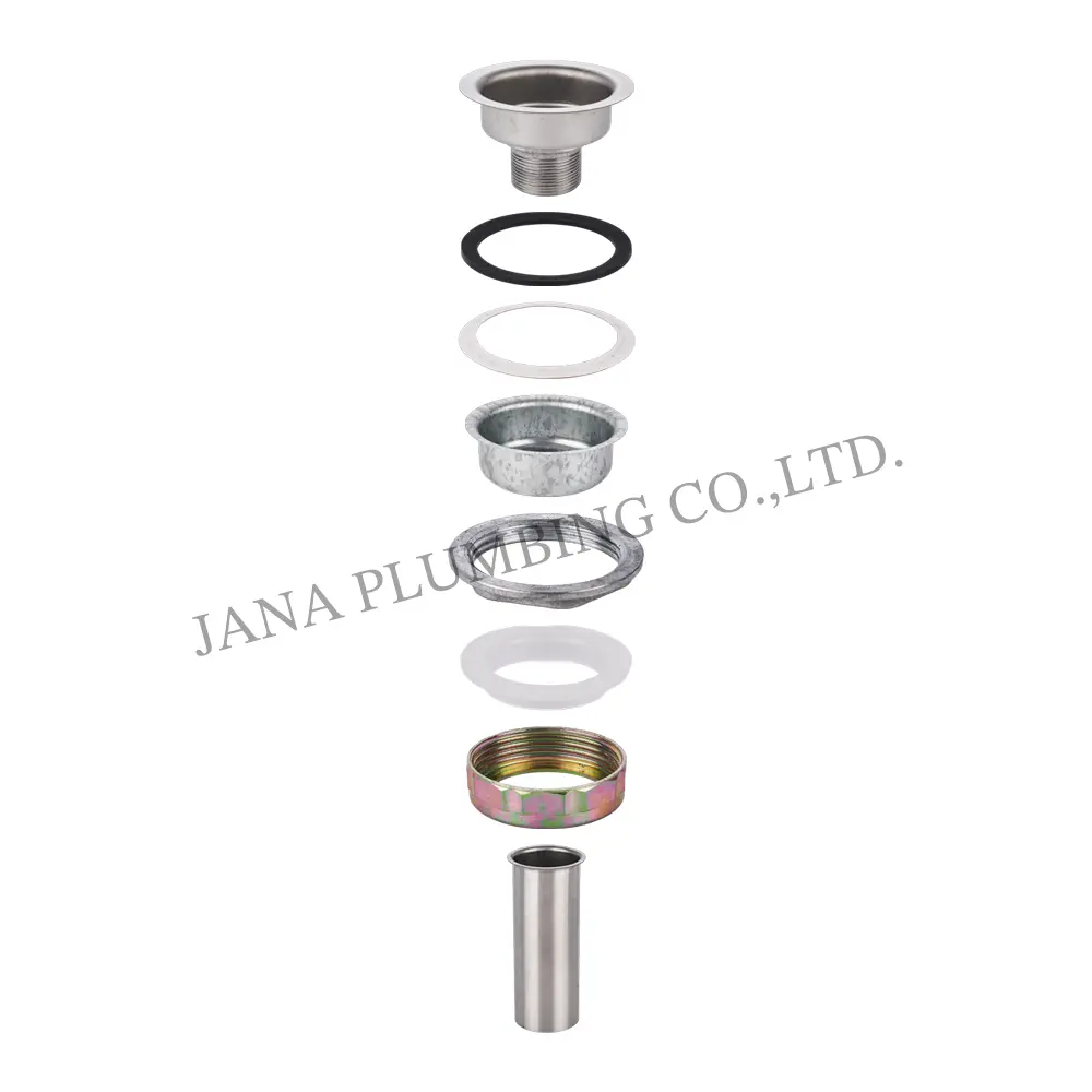 China Twist Locking Sink Strainer with tailpiece JN-1031-T Manufacturers, Suppliers