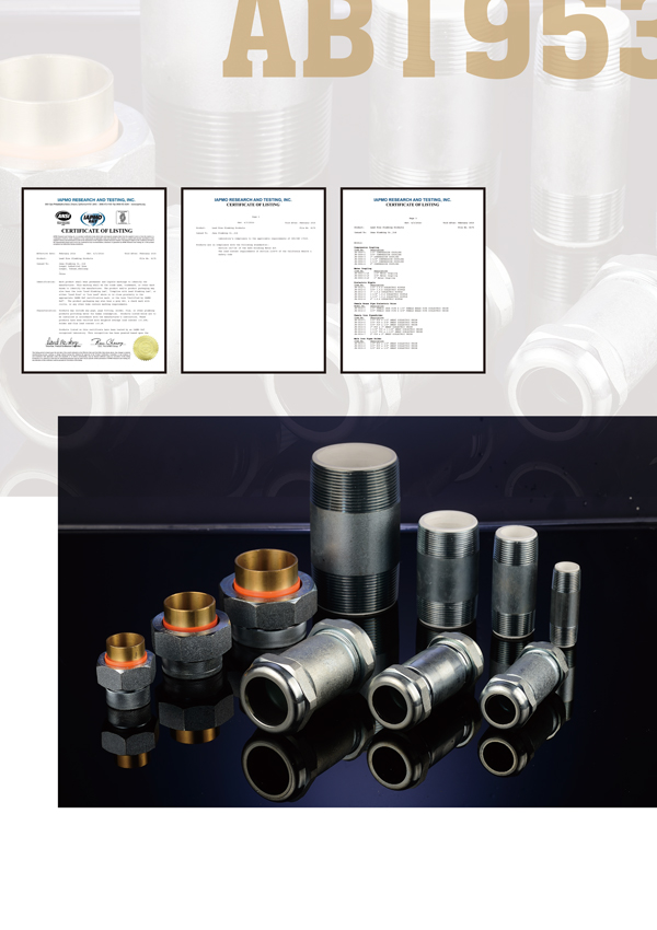 AB1953 lead-free compliance certificate