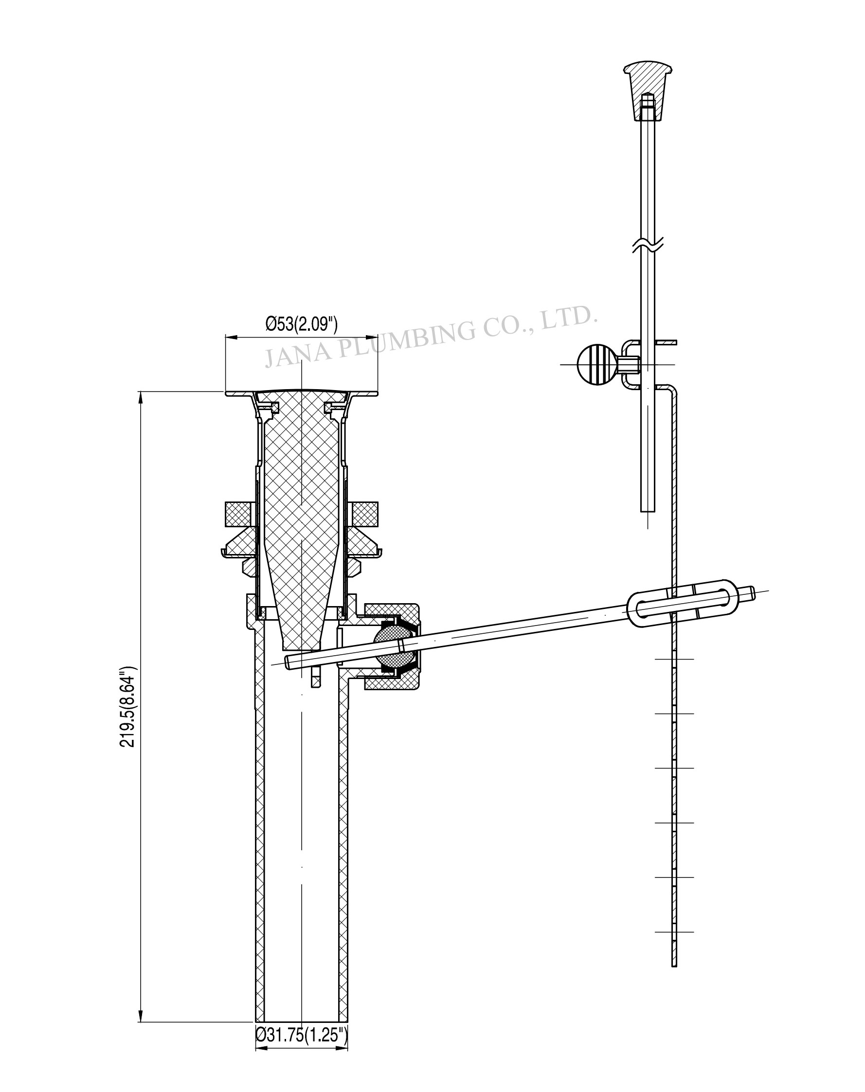 JN-5009 Pop-up Assembly