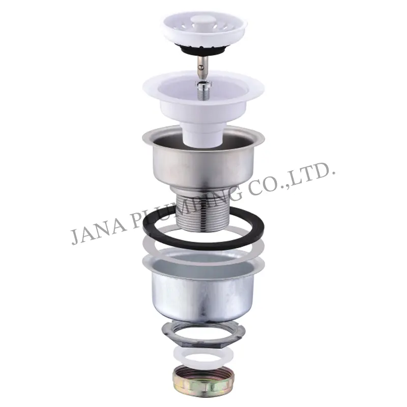 Wholesale Deep Cup Sink Strainer With Rolling Thread JN-1022 Manufacturer, Suppliers