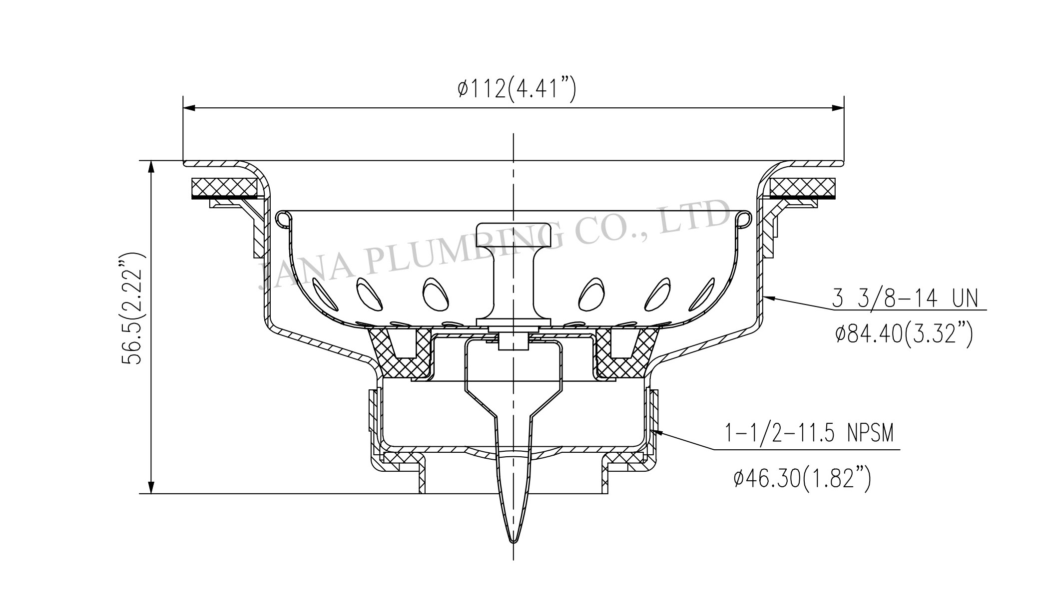 JN-1025 Economy Strainer
