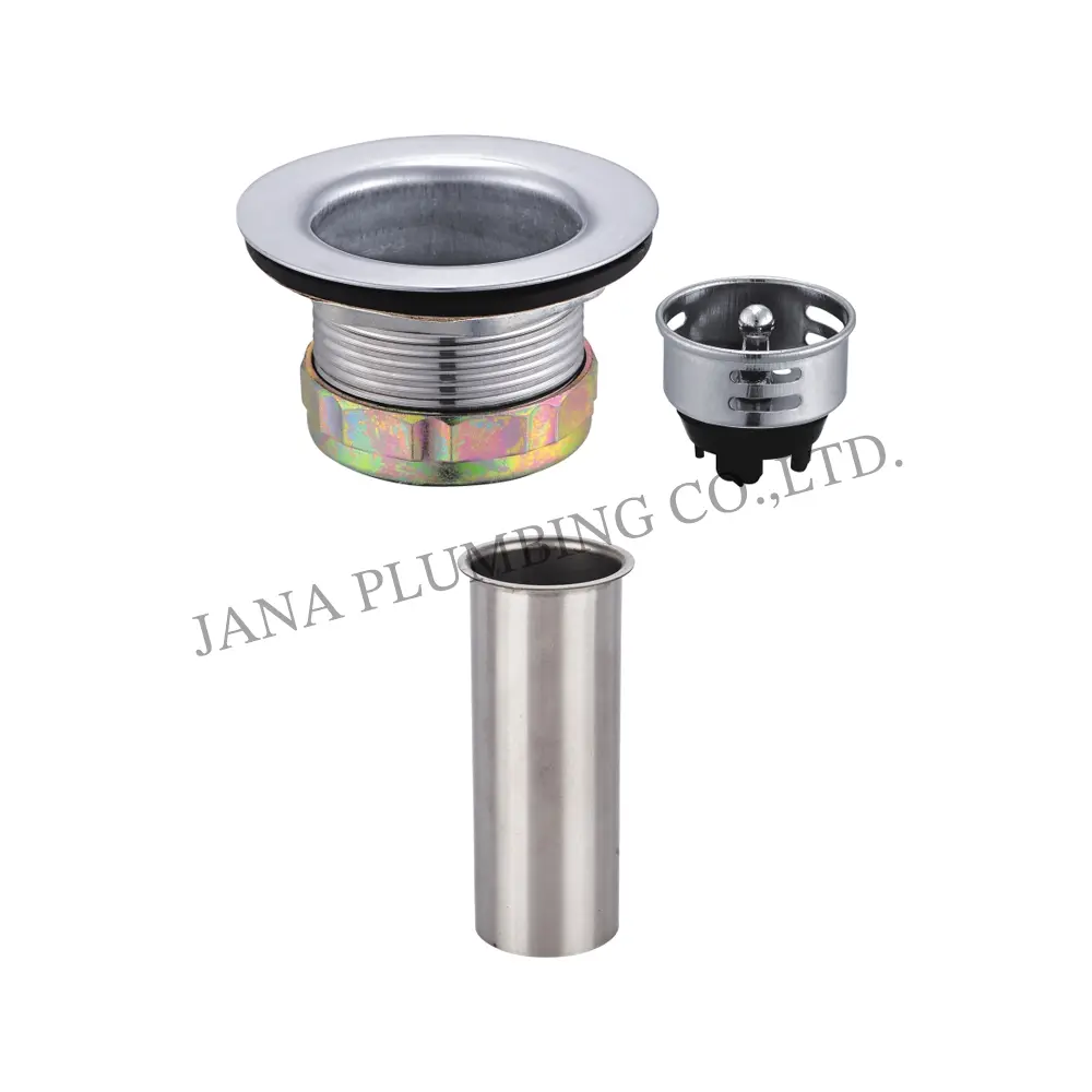 Wholesale Junior Duo Bar Sink Strainer with tailpiece JN-1201-T Manufacturer, Factories