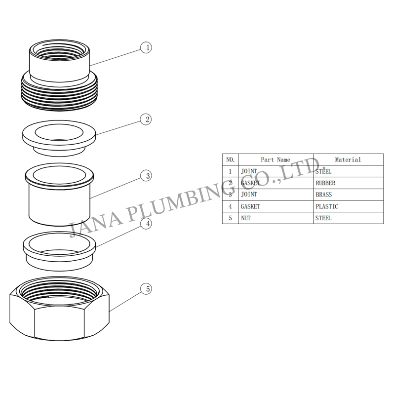 Dielectric Union JN-3016 Construction Features