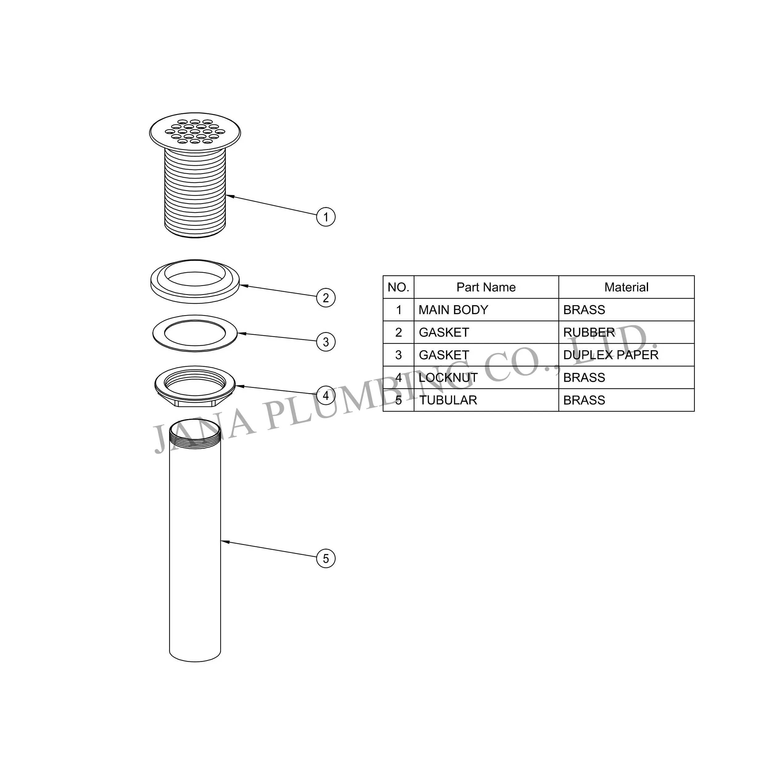 China Grid Strainer JN-5004-3-BN Supplier, Factory