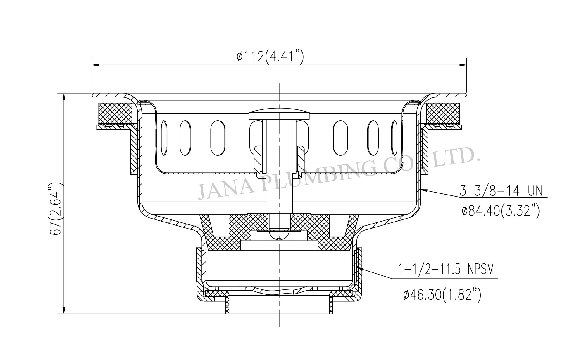 JN-1021 Sink Strainer