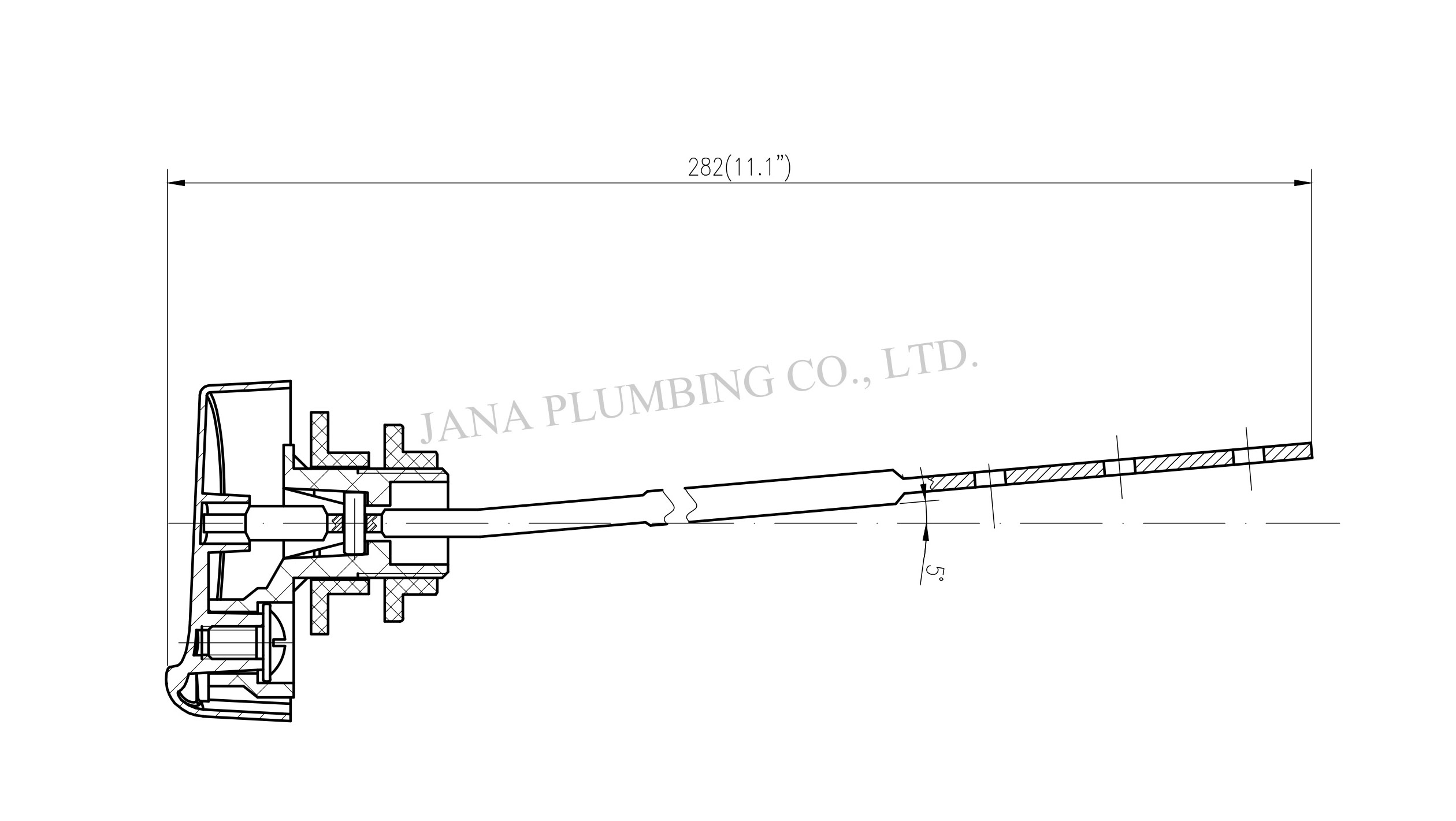 JN-2013 Side Mount Tank Lever