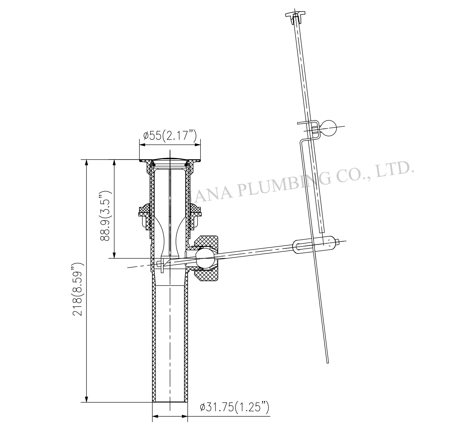 Plastic Pop-up Assembly JN-5015-1