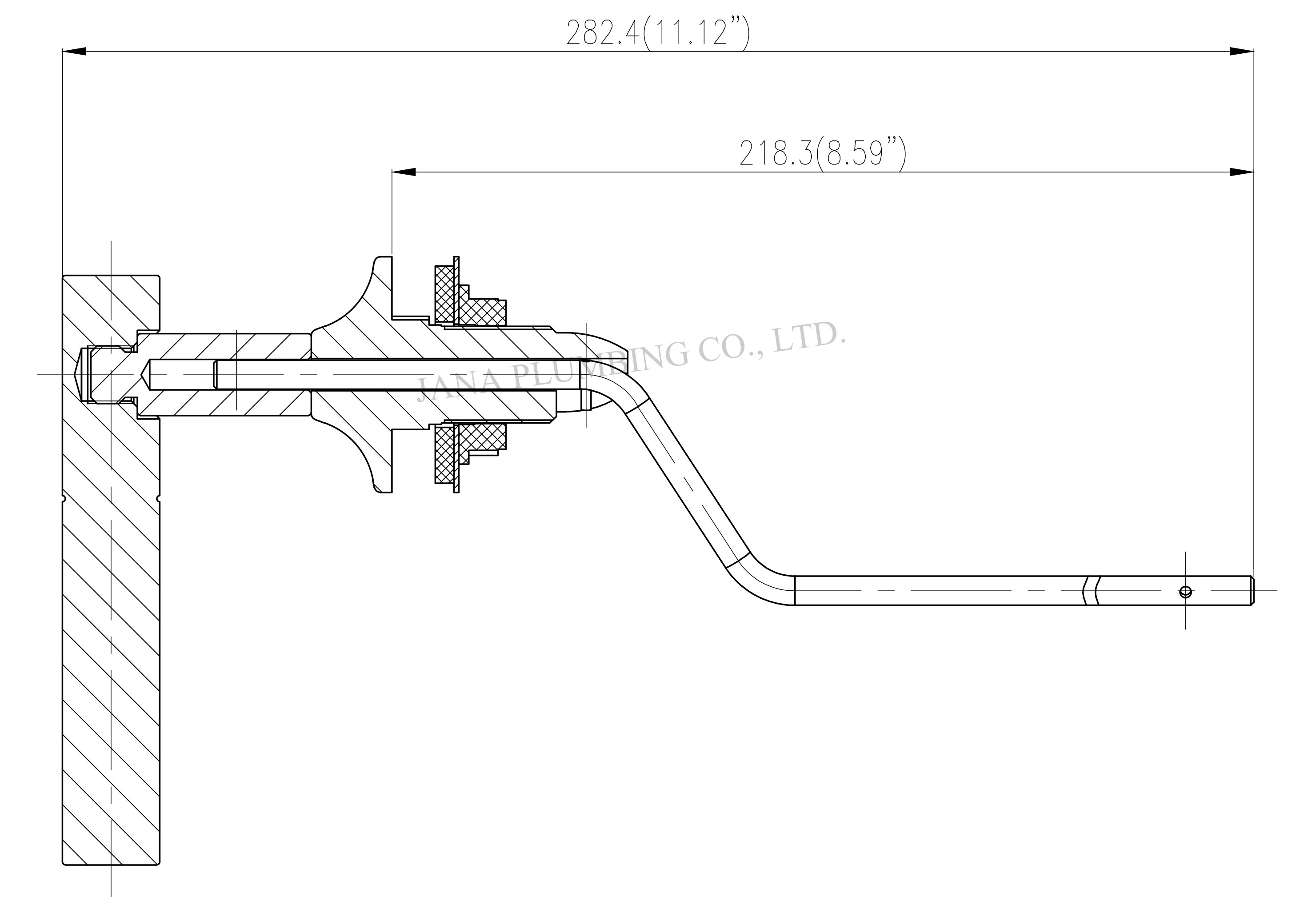 Side Mount Tank Lever JN-2002