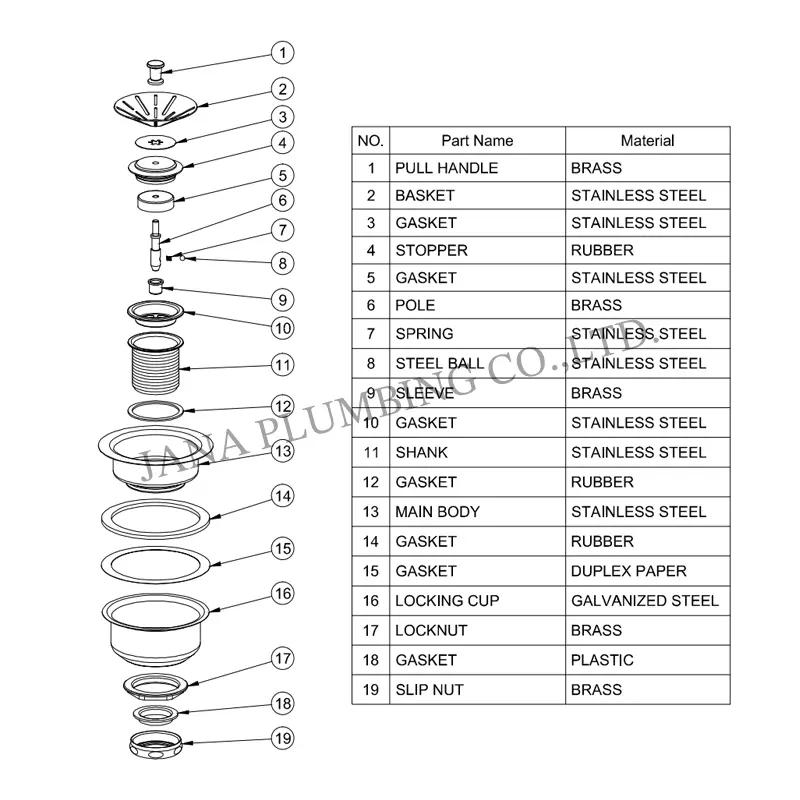 China Deep Cup Strainer Ball-bearing Basket JN-1005 Supplier, Suppliers