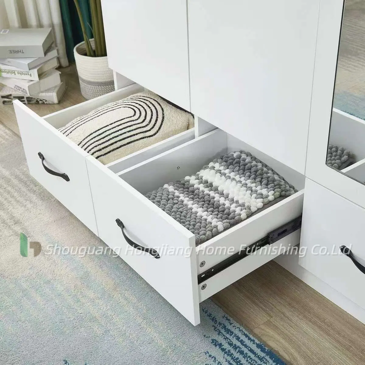 Nuevo Armario Popular Simple para Almacenamiento en el Dormitorio de Casa