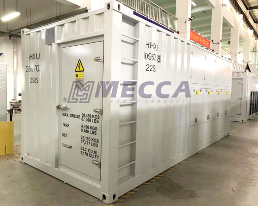 AC400V Banco de Carga Contenerizado 1MW 1300kw 1500kw Tipo Resistivo para la Estabilidad de la Red Eléctrica