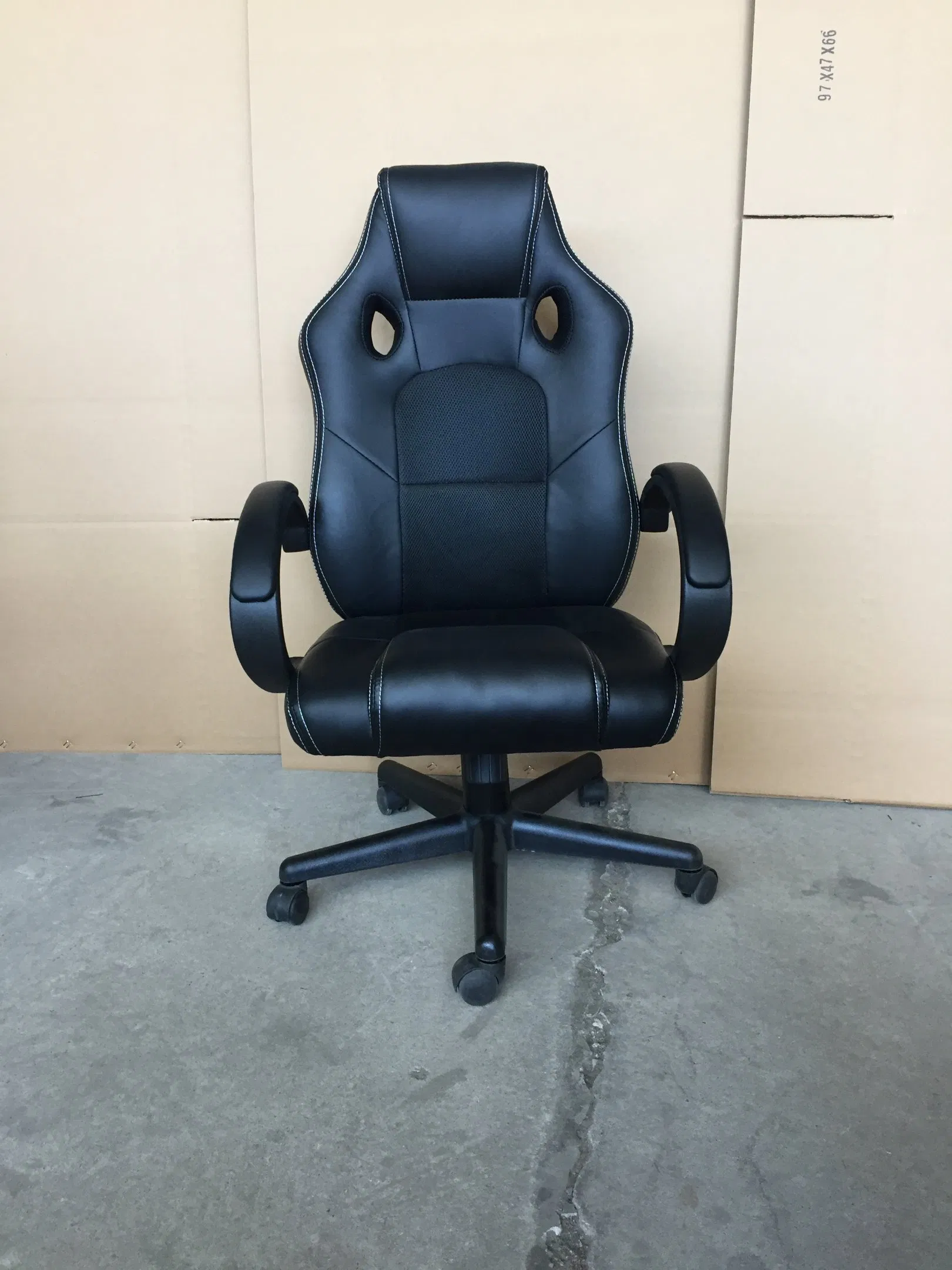 Silla de oficina de cuero moderna para juegos