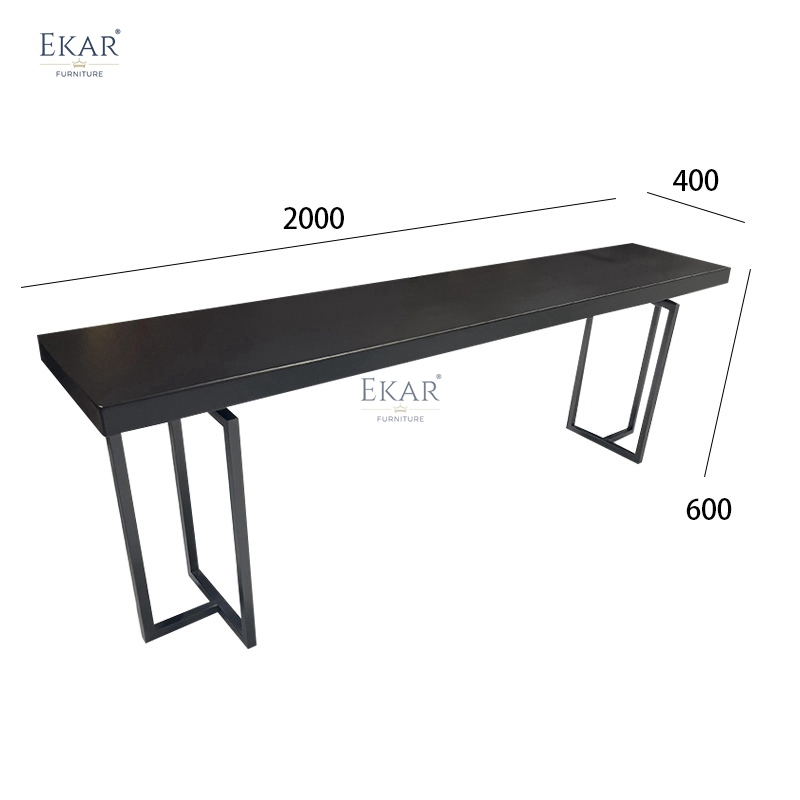 Mesa Consola Sofá Moderno Ekar Personalizado Asiento de Lujo Ligero para Espacios Habitables Modernos Entrada y Villa