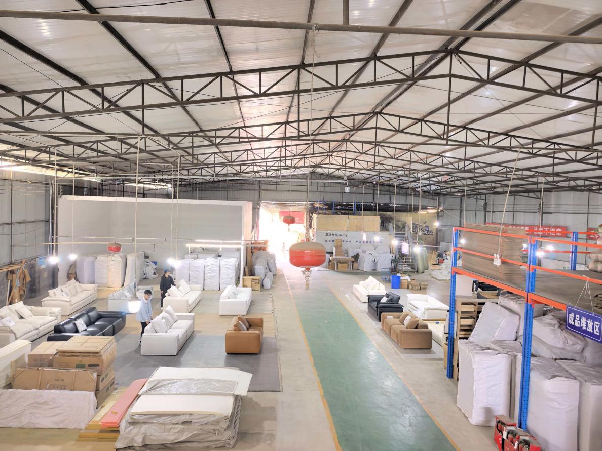 Área de producción y control de calidad en Janey Home