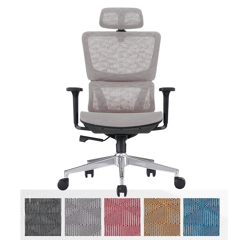Silla de oficina de malla, silla ergonómica ejecutiva, silla de computadora giratoria de malla, sillas de conferencia para oficina