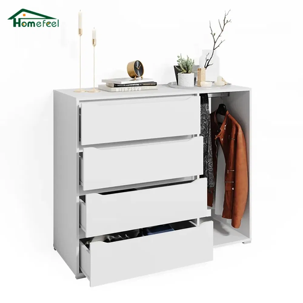 Mueble moderno para dormitorio y sala de estar, armario de madera, cofre de cajones