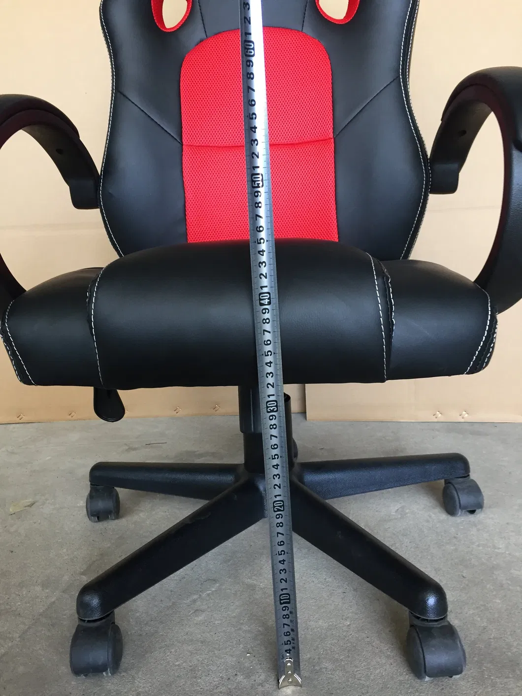Silla de oficina de cuero moderna para juegos 5