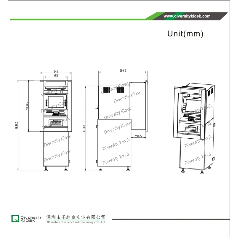 Desarrollo de software de NCR Diebold Wincor Nixdorf Protocolo estándar Xfs para terminales de autoservicio en bancos