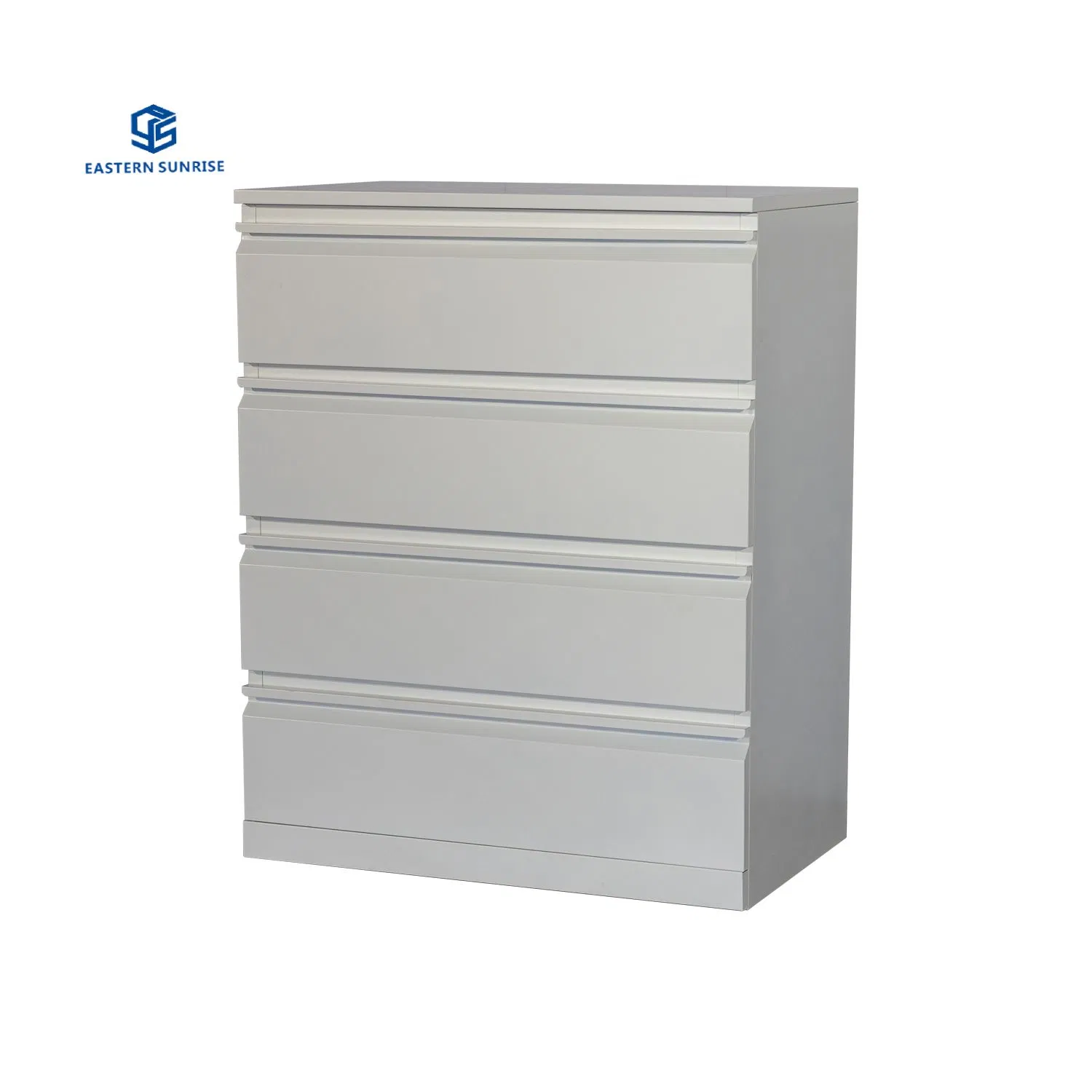 Cajonera 4 Armario de Almacenamiento para Dormitorio Blanco